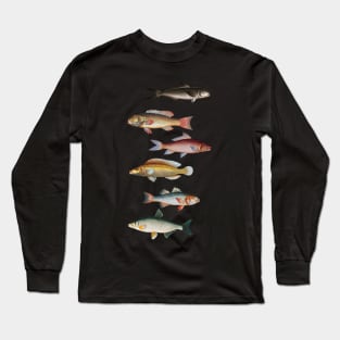 My Lucky Fishing Costume - Freshwater Fish Bass Long Sleeve T-Shirt